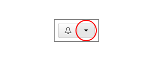 Image of 'Manage alerts' button